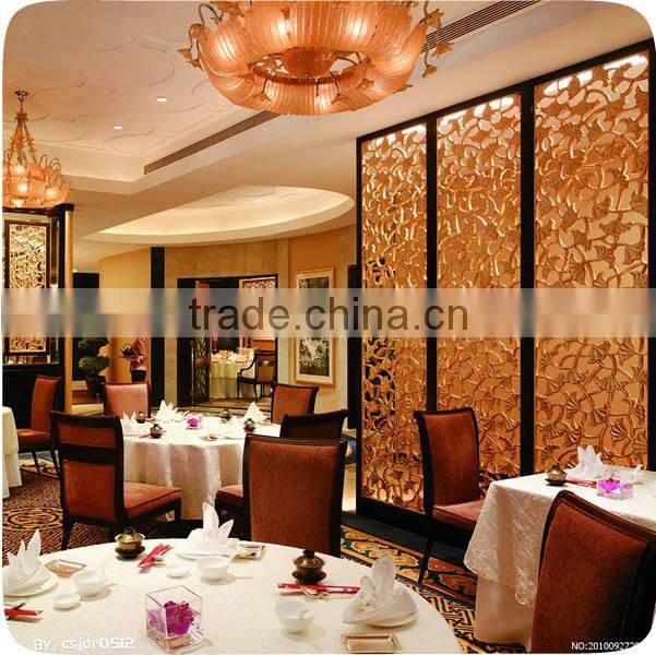 Stainless Steel Restaurant Partition as Wall
