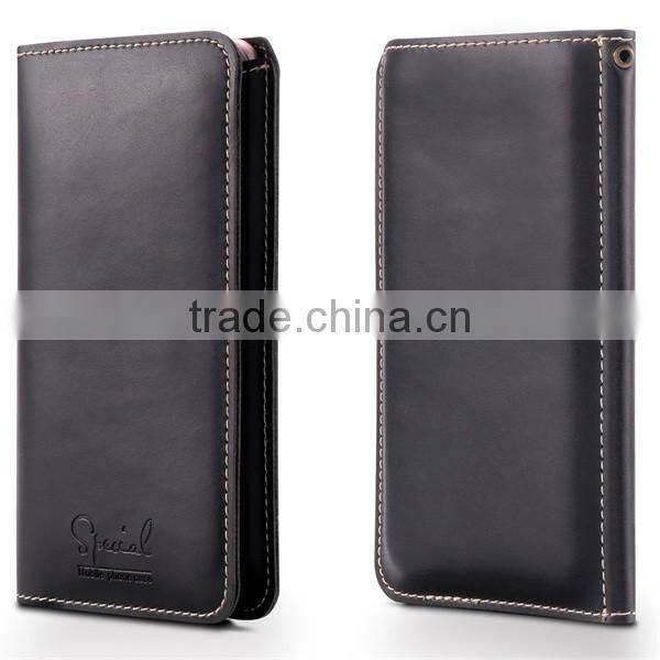 Flip PU leather handbag with wallet mobile phone bag For iPhone 7 leather holster