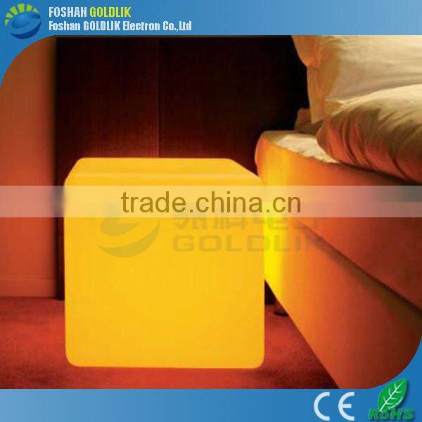 Indoor outdoor led cube 3d remote control waterproof GKC-040RT
