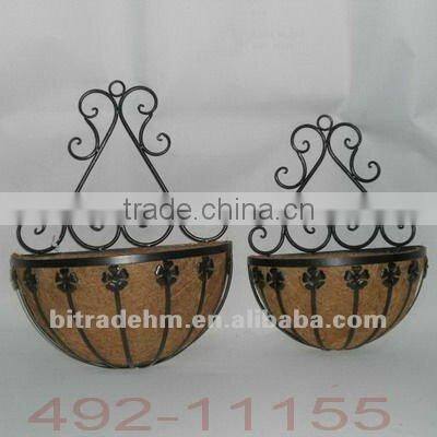 metal wall plant holder