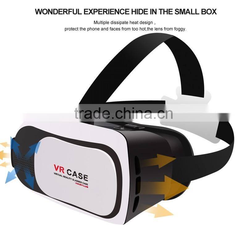 ZOOM FUNCTION VR case 3plus 3D glasses VR box with headstrap vr glasses for mobile phone