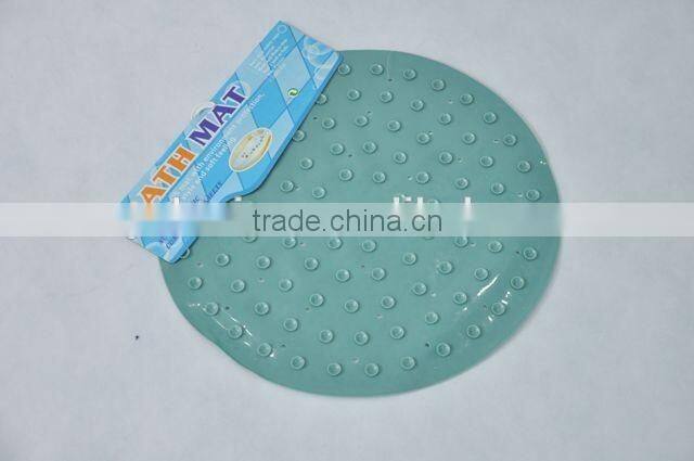 Circular pvc anti-slip bathroom mat