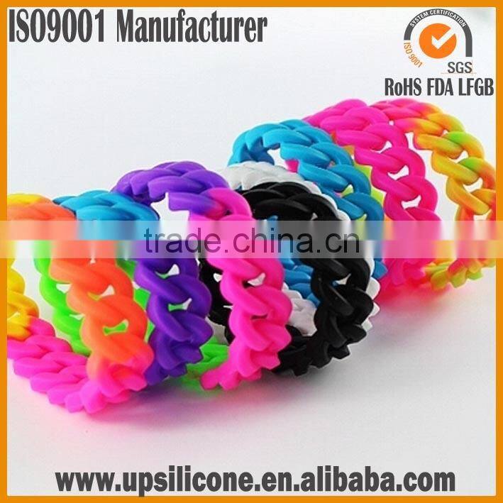 sport silicone wrist band promotional silicon wristband new design