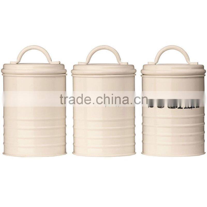 Sketch Cream Kitchen Home Storage Jar