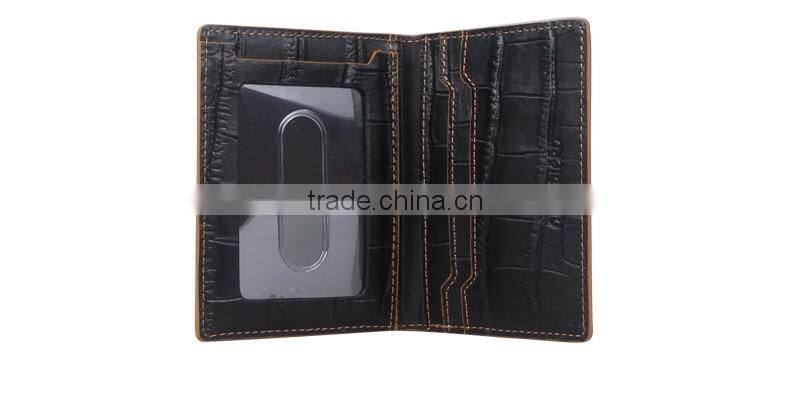2017 RFID wallet slim leather front pocket credit card wallet for men