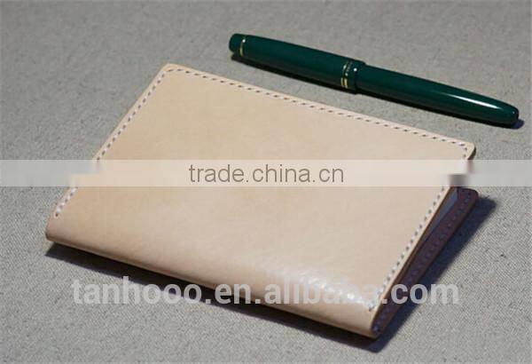 personalized hard vegetable leather passport holder