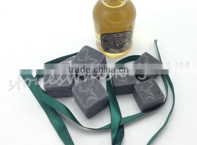Engraved whisky stones chilling rock whisky accessories beer accessories
