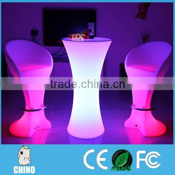Luminous Remote control 16 color changing LED table furniture