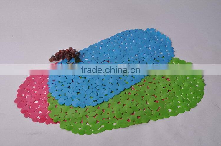 Best quality fire proof pvc non-slip bath mats/kitchen sink mat