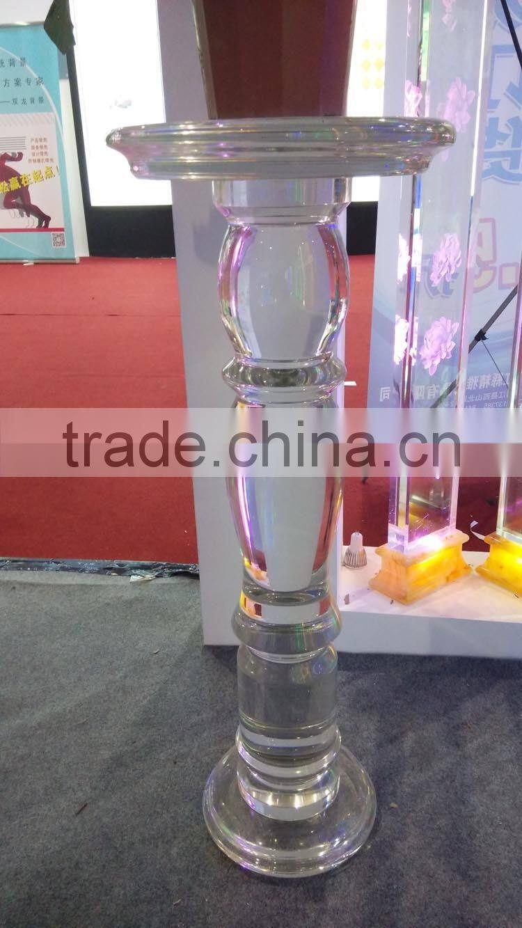 new design crystal tall flower stand
