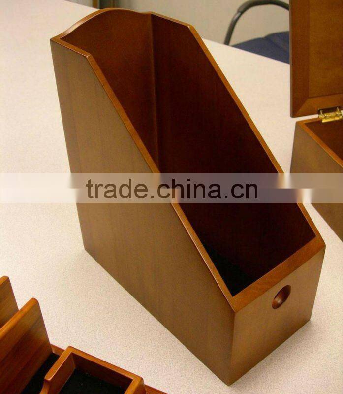 company wood file holder