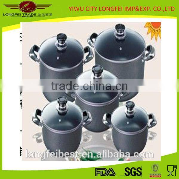 2pcs high grade 304 stainless steel soup pot and high pressure pot set