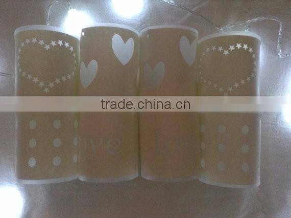 Personalised Paper Lantern Fairy Lights 20 LED lights string