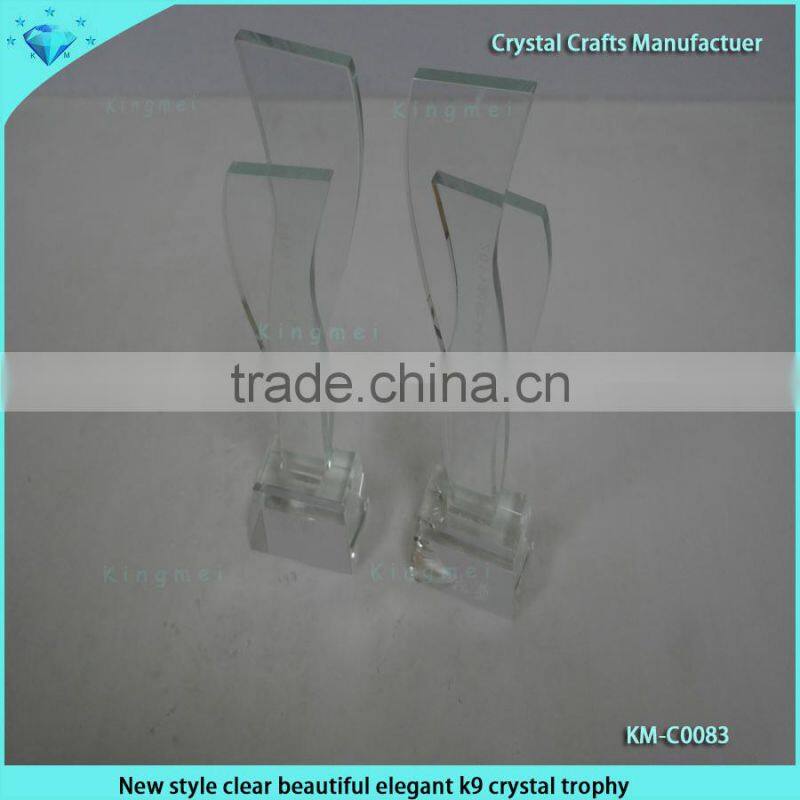 Round Shaped Crystal Photo Frame