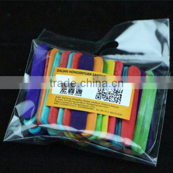 wooden colorful craft stick