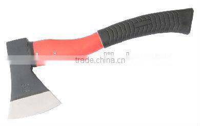 45# carbon steel hand axe with fiberglass handle