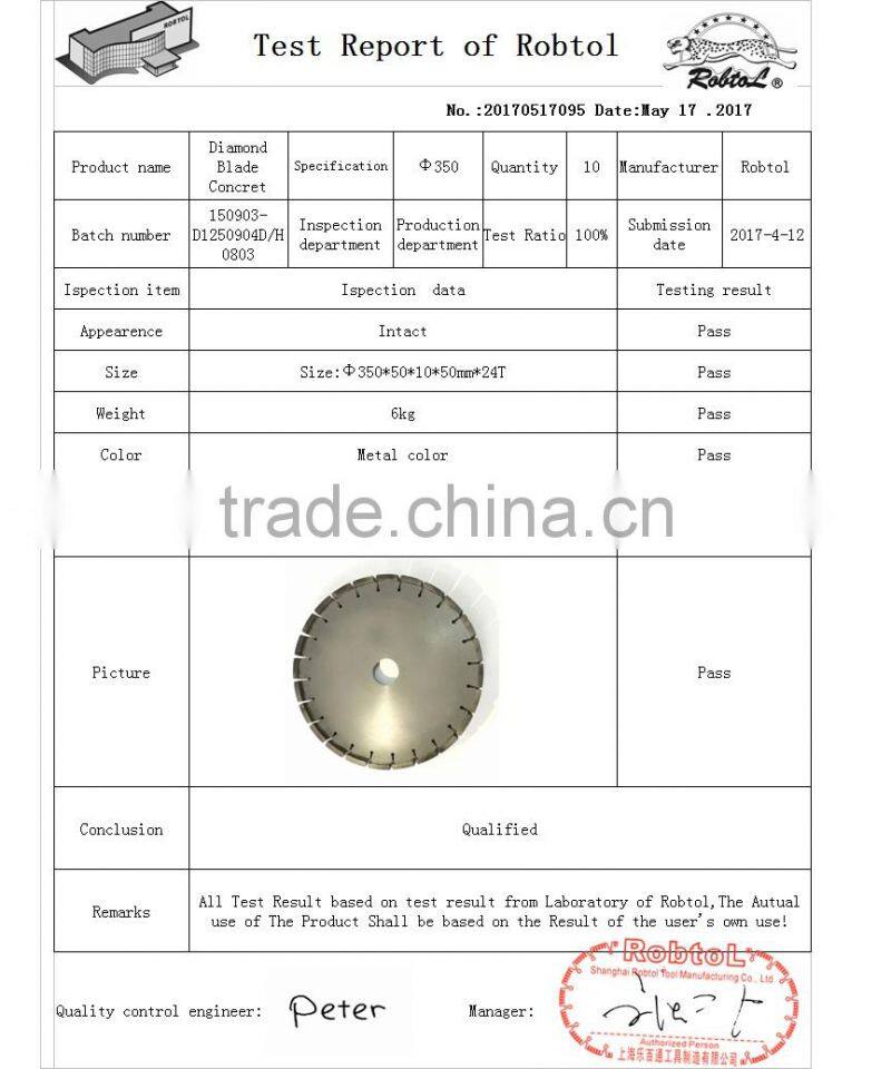 14" 350mm Concrete Tuck Point Diamond Blade Masonry Brick Block Mortar Joint Removal Grooving