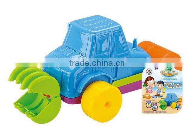 latest design 5 in 1 ABS quality beach toys set for kids with EN71