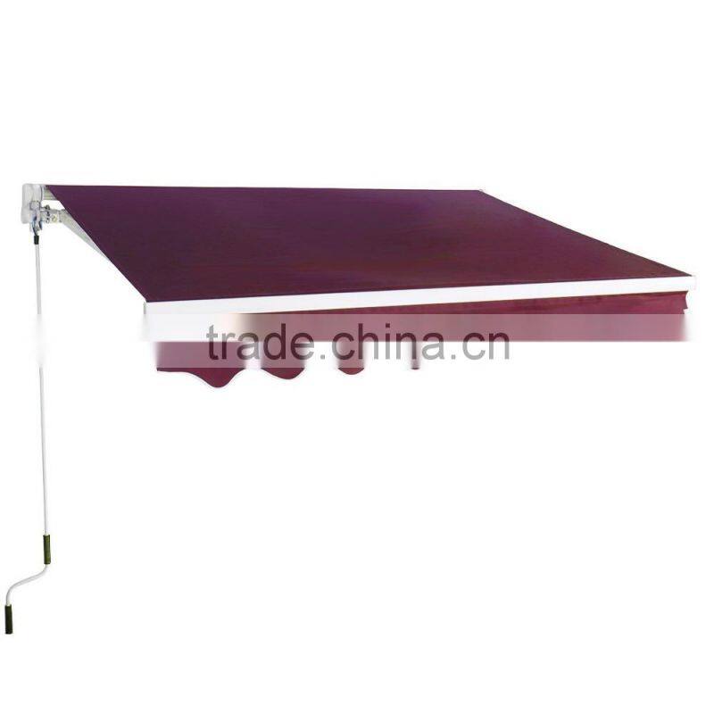 Factory Production Patio 2x1.5m Aluminium Retractable Rain Awning