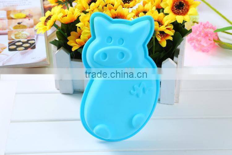 Chocolate pig silicone mould,cup cake mould,cup cake decoration