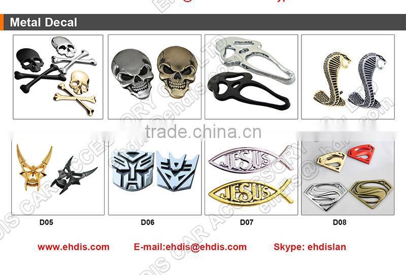 new car beauty product custom decal sticker car logo wings