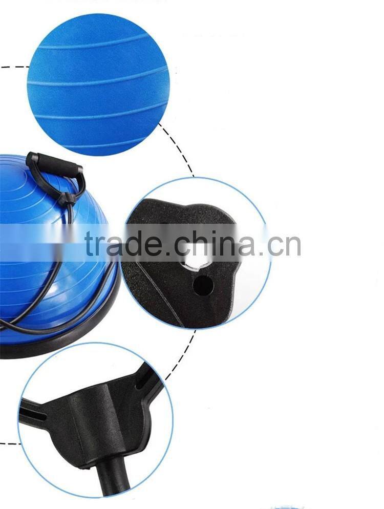 Wholesale ECO anti burst PVC gym Yoga half ball For Fitness