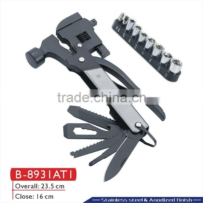 2014 New design multi stainless steel hammer wrech hand tools B-9106KC