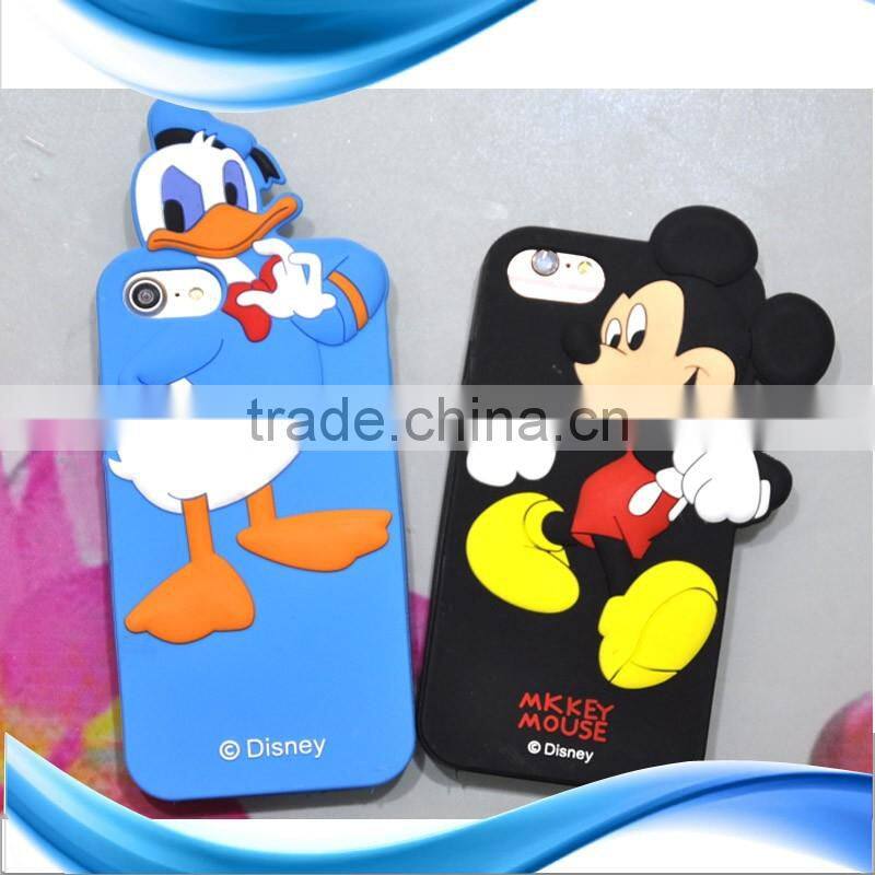Phone protector: 3D animal shape waterproof case for cell phone