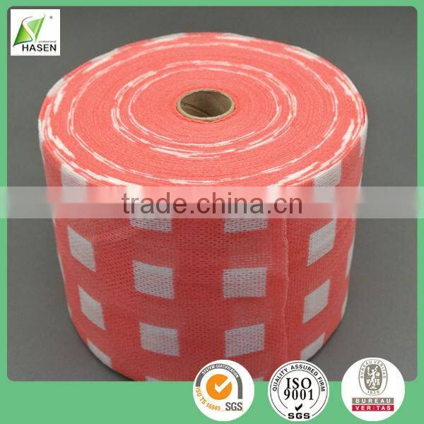 High quality Disposable Spunlace Nonwoven makeup soft tulle roll/tissue/soft towel roll Wholesale China