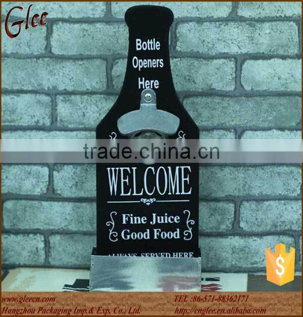 wooden wall bottle opener with full printing