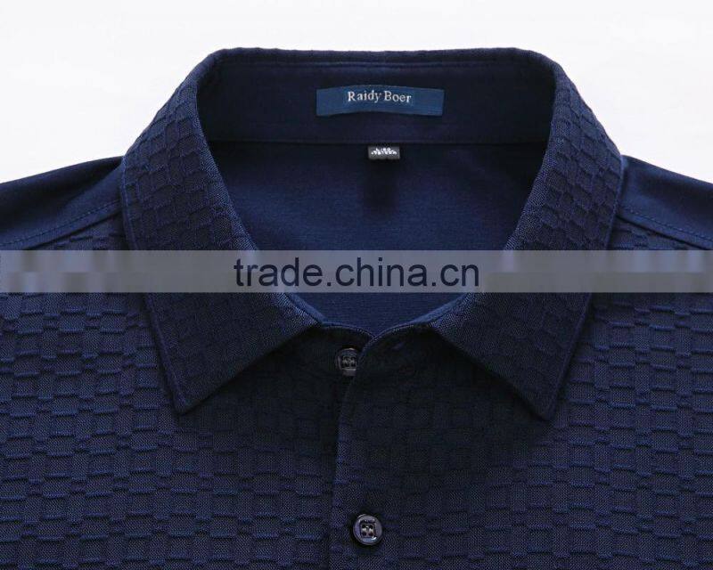 mens long sleeve hign design class fashion cotton polo t shirt