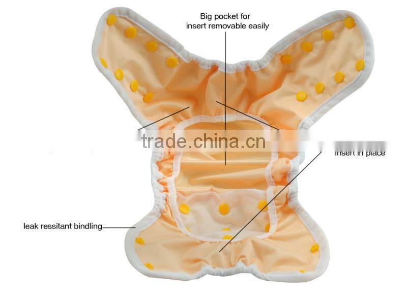 PUL Nappy/All in two reusable cloth diaper ,bamboo cloth diaper ,cloth diaper,infant cloth daiper