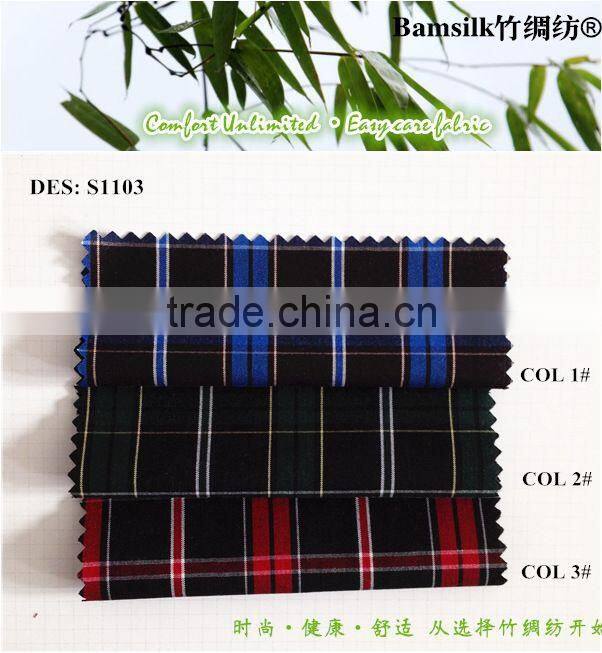 Stock fabric Check design Natural Wrinkle-free Fabric fabric for designing clothing