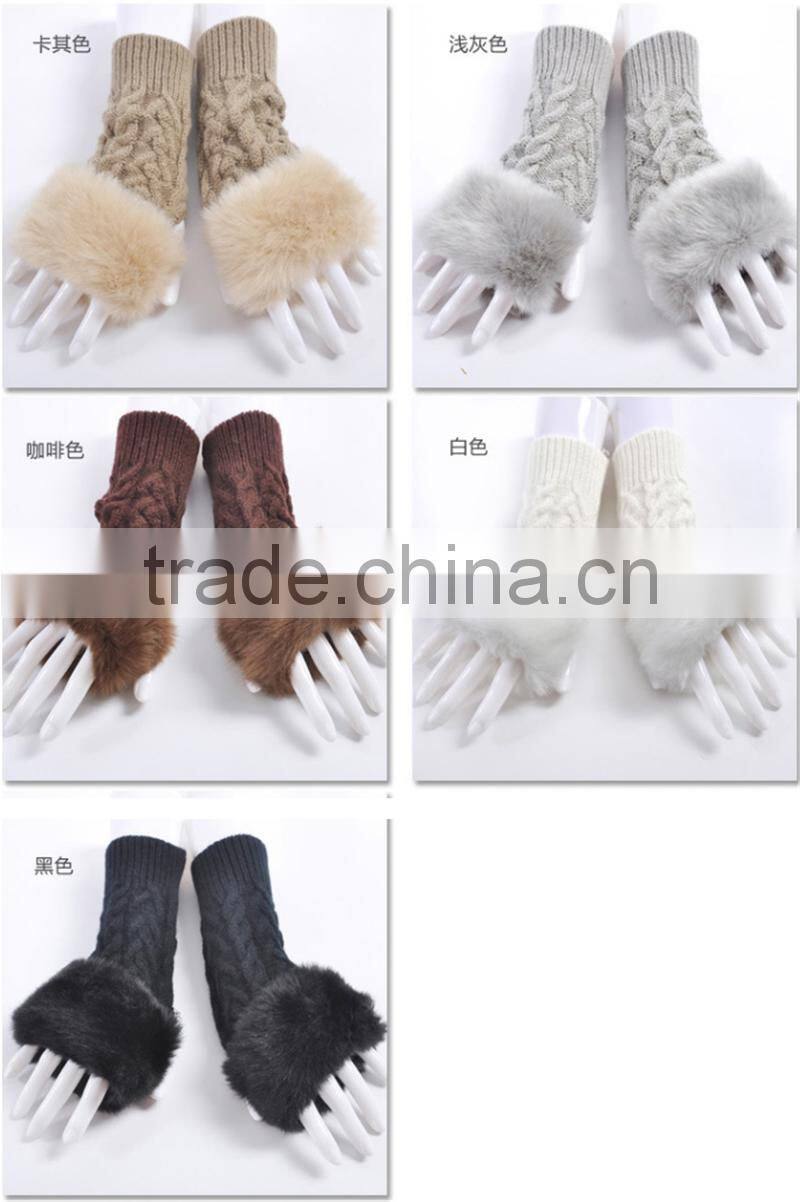 china fashion half finger gloves winter gloves Hand Gloves