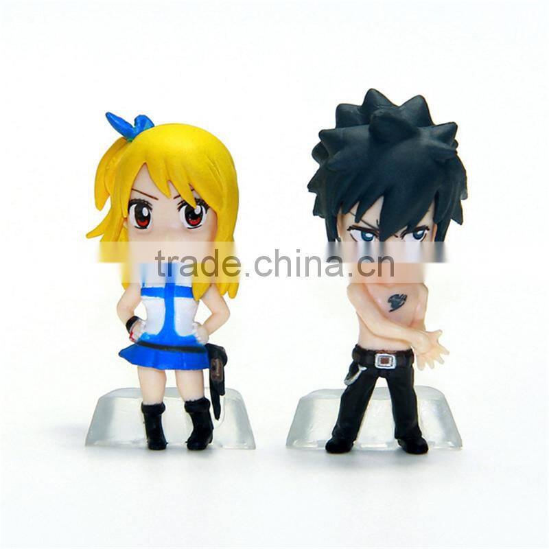 Fairy tail model action figure doll toys cute cartoon anime PVC figure wholesale toys