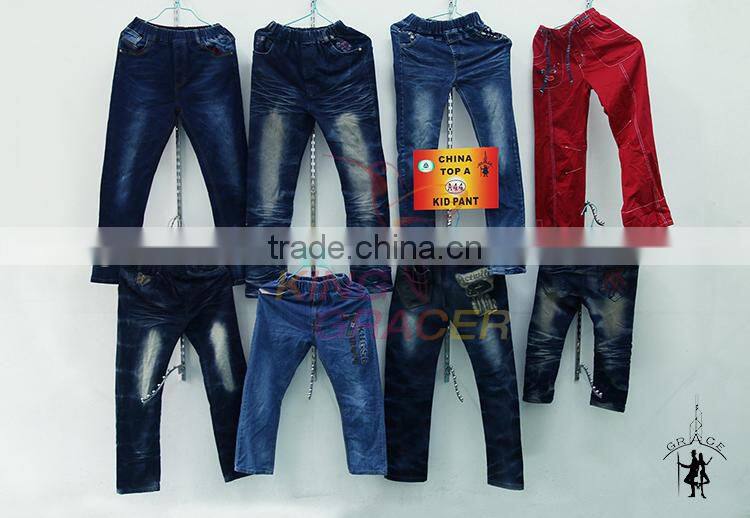 Supplier hot sale In Malaysia Cream Quality Kid Pants used Summer clothing