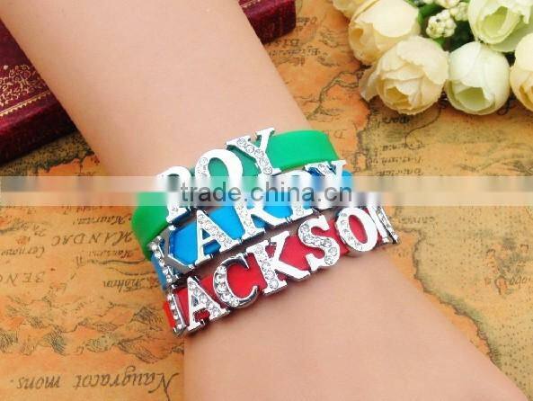 Custom lover's genuine leather anniversary bracelets with words engraved