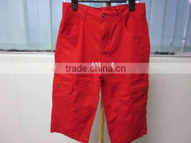 european boys' high quality vantage biker jeans shorts wholesale china denim biker jeans straight half pants