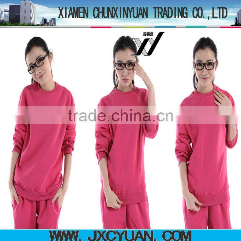 women clothing made in China wholesale plain tracksuits women