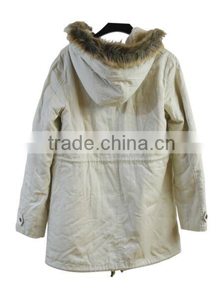 2014 newest ladies white long duster coat