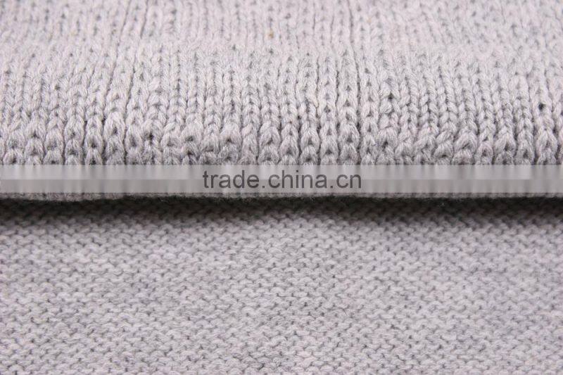 Boy Fashion Ribbed Turtleneck Plain Sweaters