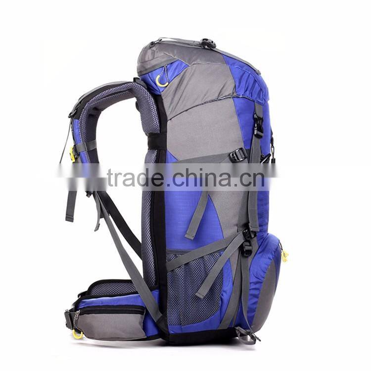 hidden compartment hot style outdoor denim hemp backpack