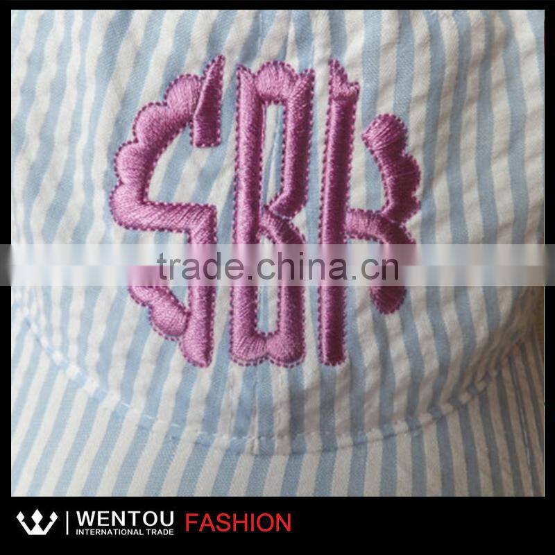 Wholesale Hot Sale Seersucker Custom Baseball Cap