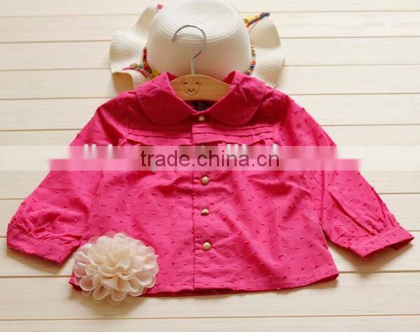Fashionable new model shirts children girls in low price