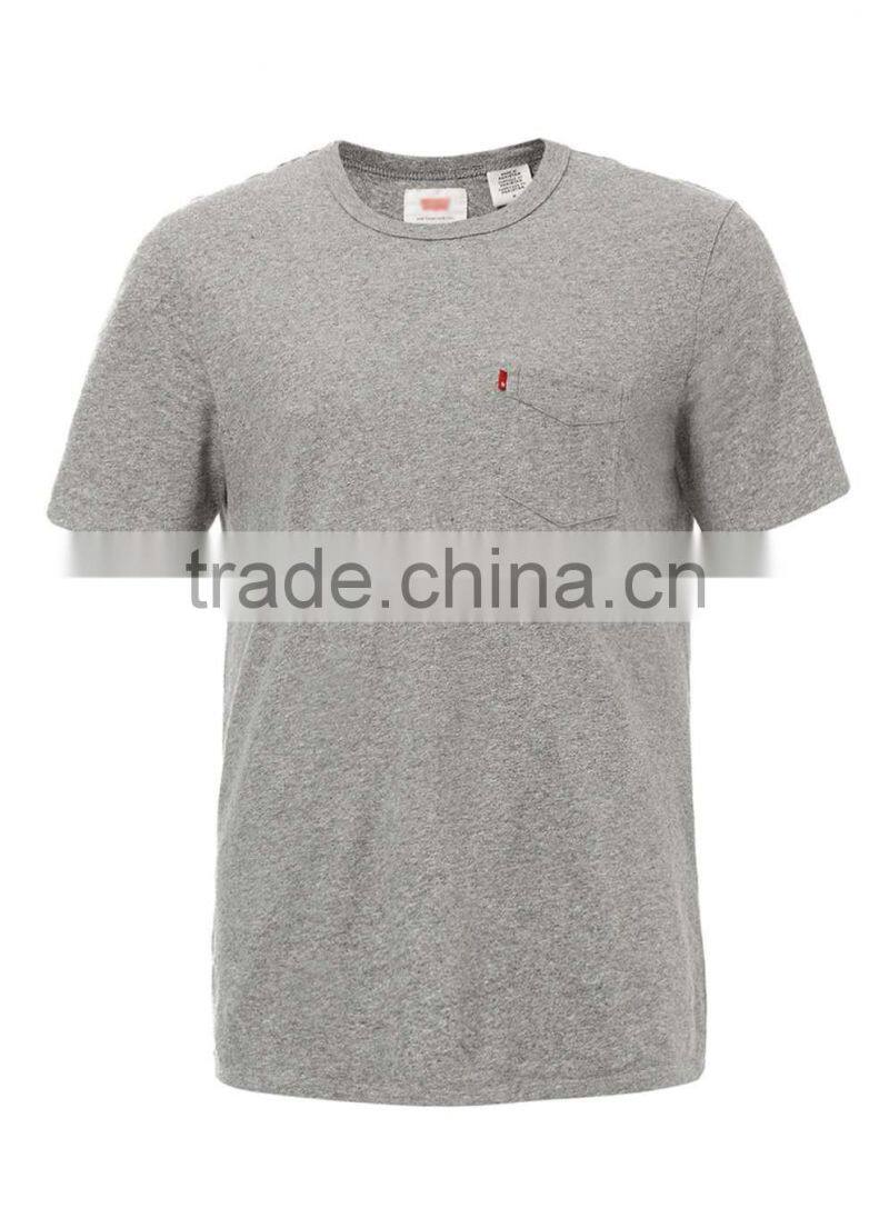 Fashion crew neck short sleeve custom t shirt plain mens t shirt wholesale china