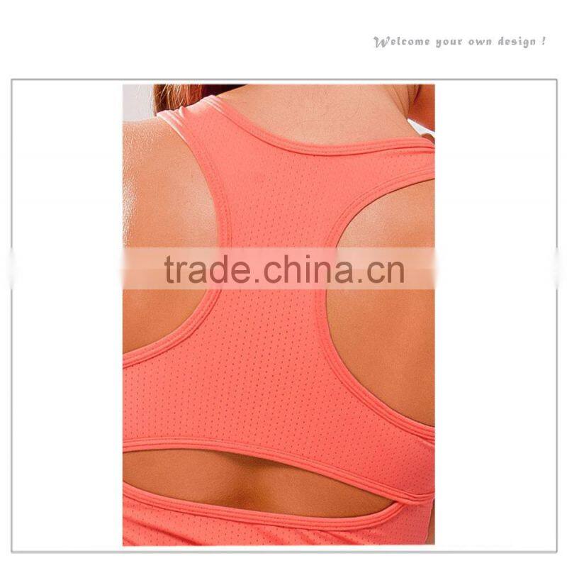 OEM women sexy yoga and fitness vest women's sports yoga tank top