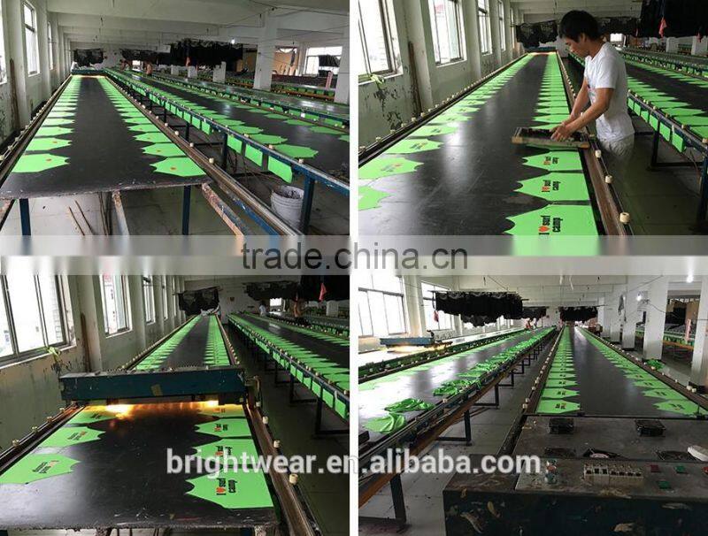 100% polyester pique fabric hi vis short sleeve custom safety T-shirt