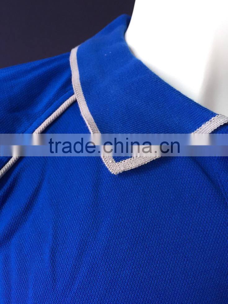 Contrast mens short sleeve 50% polyester 50% cotton cheap Australia polo shirt