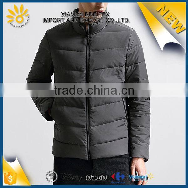 New listing custom nylon windproof ligh weight mens down jacket