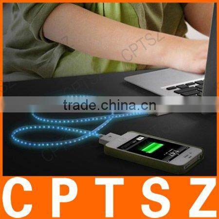 Usb cable with visible led light